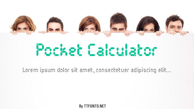 Pocket Calculator example